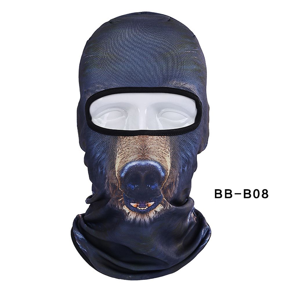 Cycling Mask with Animal Hood and Face Cover
