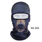 Cycling Mask with Animal Hood and Face Cover