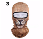 Cycling Mask with Animal Hood and Face Cover