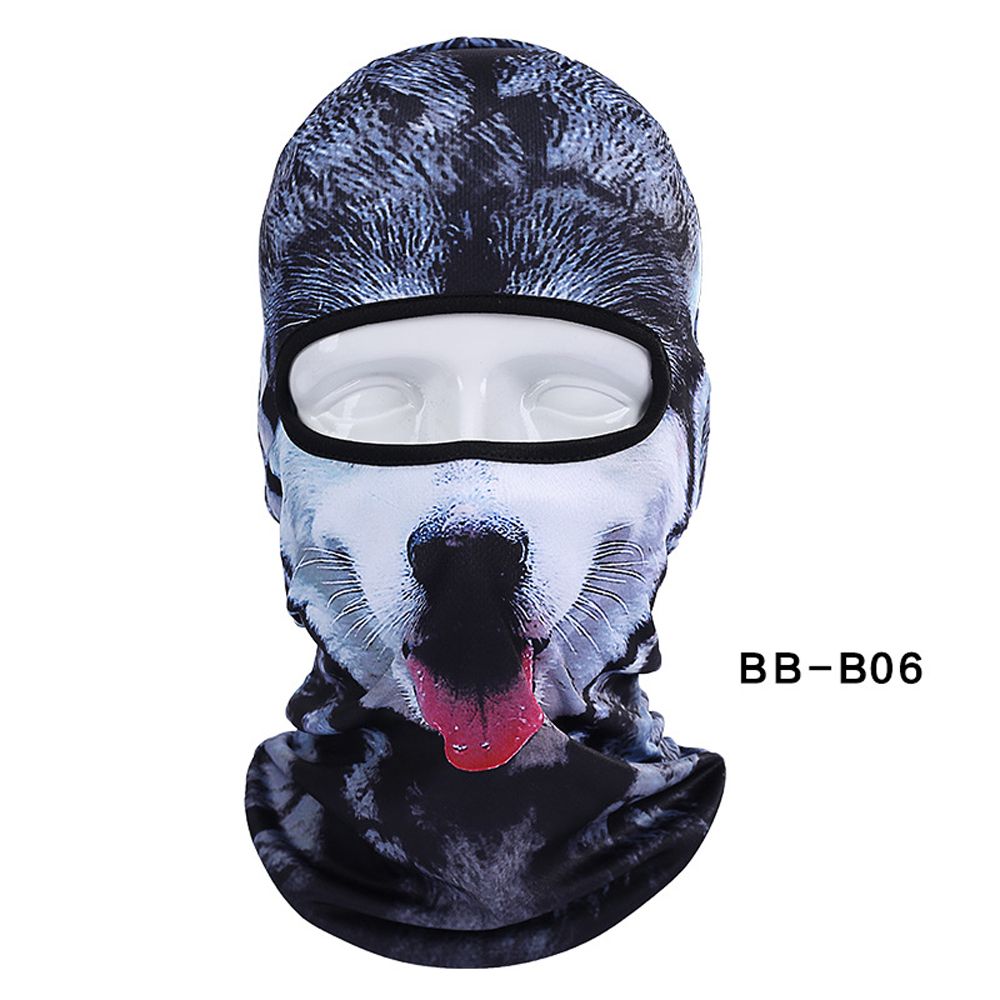 Cycling Mask with Animal Hood and Face Cover