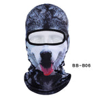 Cycling Mask with Animal Hood and Face Cover
