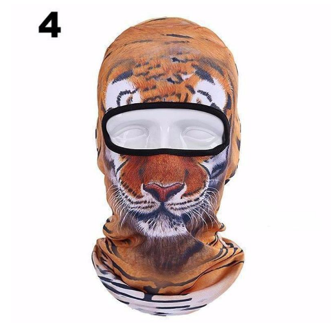 Cycling Mask with Animal Hood and Face Cover