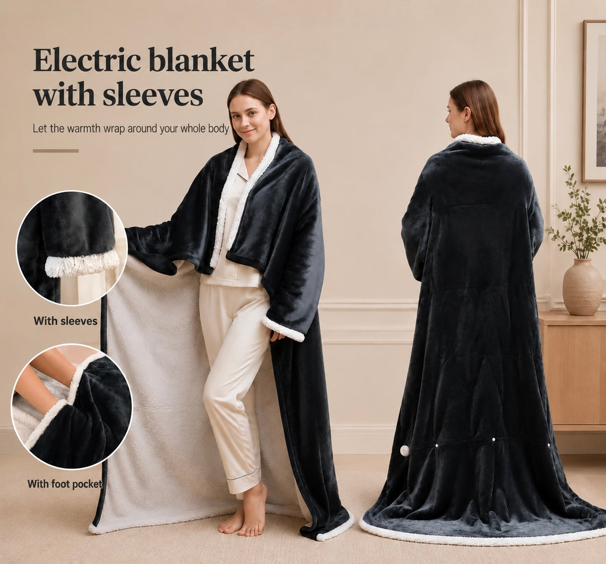 NOBLE KNIGHT™ Full-Body Heated Blanket