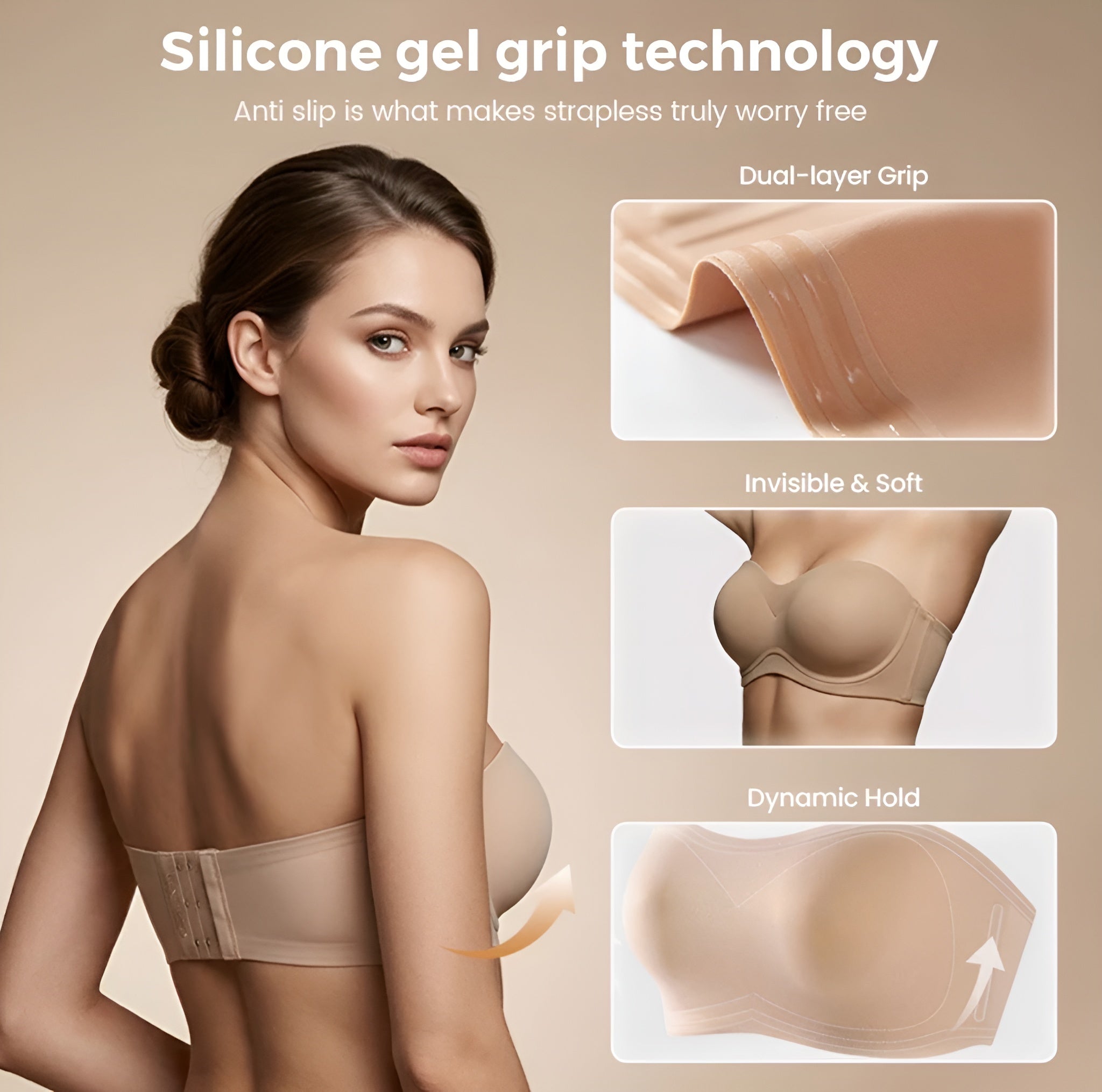 NK™ Strapless Silk Bra