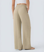 LIORA WIDE-LEG LINEN STYLE PANTS