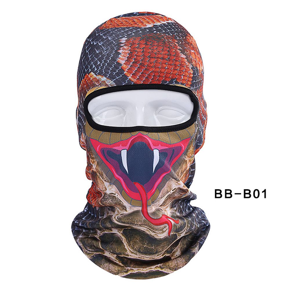 Cycling Mask with Animal Hood and Face Cover